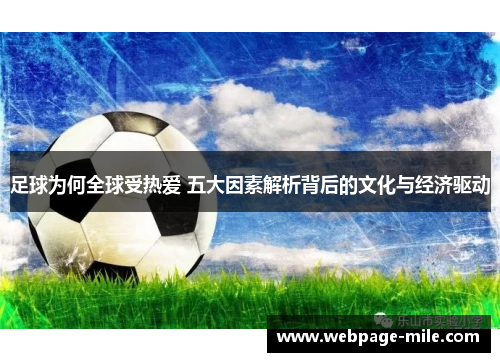 足球为何全球受热爱 五大因素解析背后的文化与经济驱动 足球为何全球受热爱 五大因素解析背后的文化与经济驱动