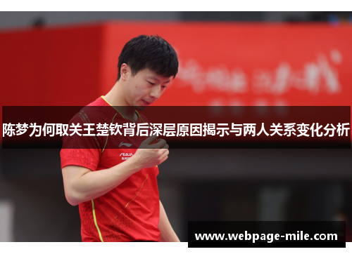 陈梦为何取关王楚钦背后深层原因揭示与两人关系变化分析